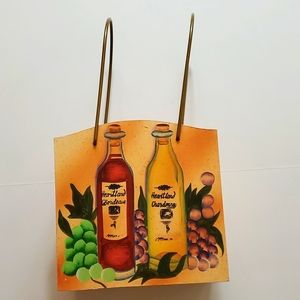 Beautiful wood 2 wine bottle carrier